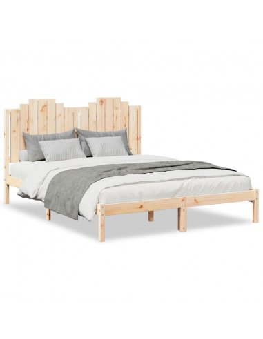 Giroletto Extra Lungo senza Materasso 140x220 cm Legno Massello