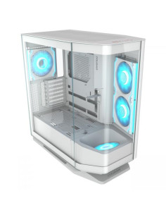 COUGAR FV270 White RGB Case Midi Tower Vetro Temprato No-Power E-ATX/CEB/ATX/mATX/Mini-ITX