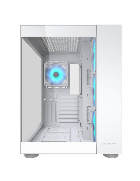 COUGAR FV150 White RGB Case Midi Tower Vetro Temprato No-Power ATX/mATX/Mini-ITX