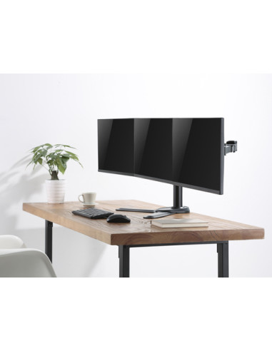 Equip Supporto da tavolo articolato per tre monitor da 17” a 27”
