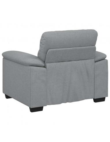 Poltrona Grigio Chiaro 60 cm in Tessuto