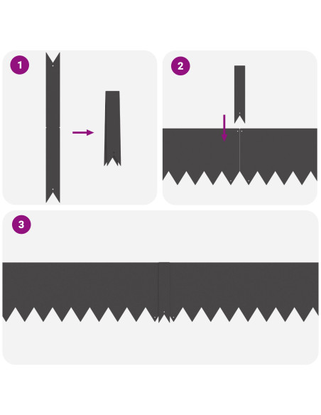 Bordura per Prato 30 pcs Nero 100 x 0.05 x 20 cm