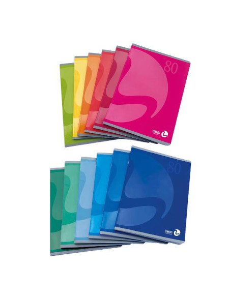 CF12 QUAD.COLOR A5 80GR R.C COL ASS