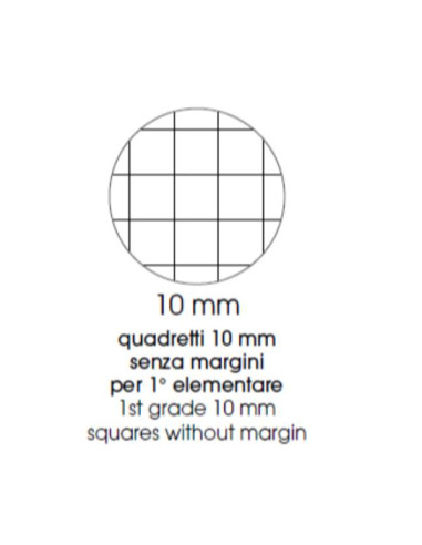 CF10 QUADERNI BIMBO A4 80GR R.10MM