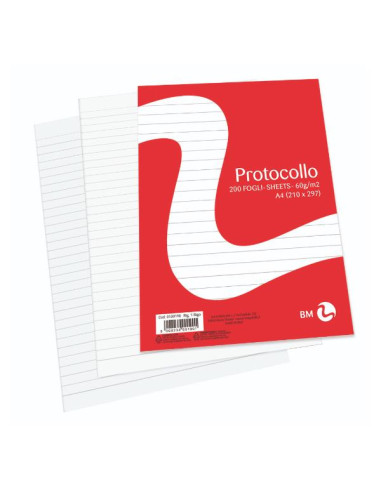 RISMA CARTA PROTOC.A4 60GR RIG 1R