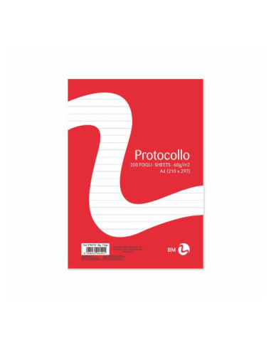 RISMA CARTA PROTOC.A4 60GR RIG 1R