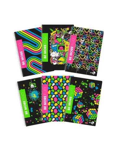 CF5 QUAD. SPIRAL. FLUO A4 80GR R.1R