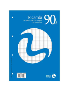 RICAMBI NON RINF. A5 90GR R. 4MM 2