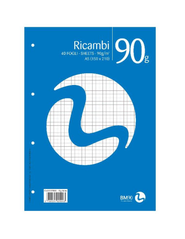 RICAMBI NON RINF. A5 90GR R. 4MM