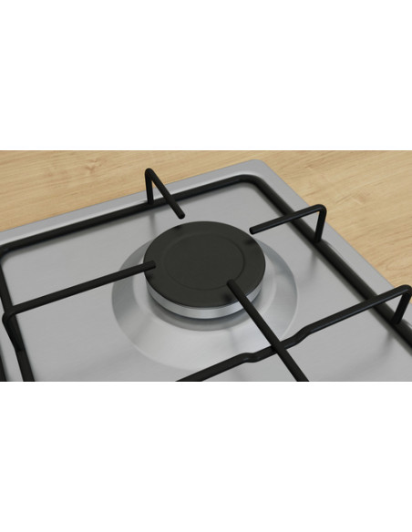 Bosch Serie 4 PGP6B5K85 , Piano cottura a gas, 60 cm, Acciaio inox