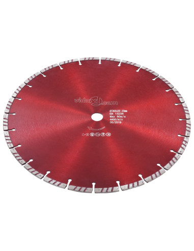 Disco da Taglio Diamantato con Turbo in Acciaio 350 mm