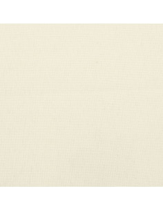 Cuscino per Panca da Giardino Crema 100x50x7 cm Tessuto Oxford