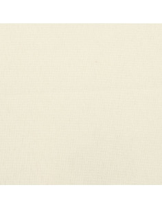 Cuscino per Panca da Giardino Crema 120x50x7 cm Tessuto Oxford