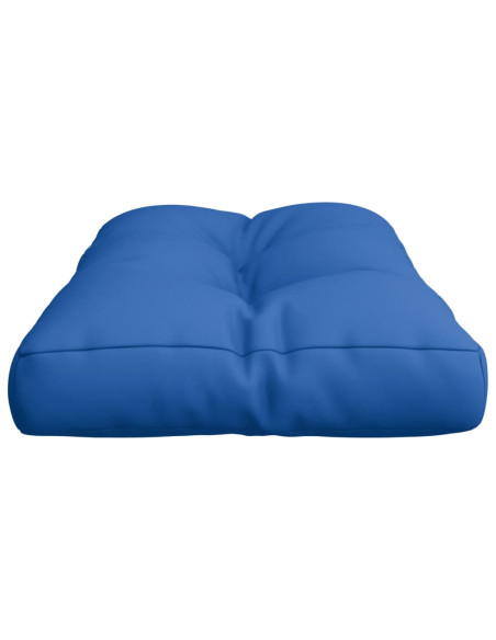 Cuscino per Pallet Blu Reale 80x40x12 cm in Tessuto