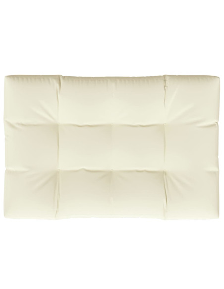 Cuscino per Pallet Crema 120x80x12 cm in Tessuto