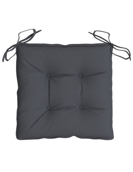 Cuscini per Sedia 6 pz Antracite 50x50x7 cm Tessuto Oxford