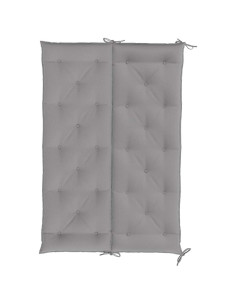 Cuscini per Panca 2 pz Grigi 150x50x7 cm in Tessuto Oxford