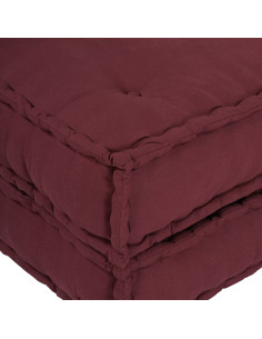 Divano modulare 2 pcs Bordeaux 140 x 70 x 36 cm Tessuto