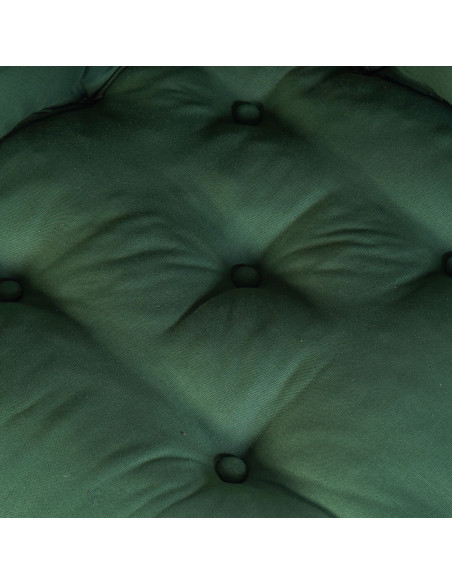 Pouf modulari  4 pz Verde in tessuto