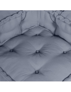Divano modulare 4 pcs Grigio Tessuto
