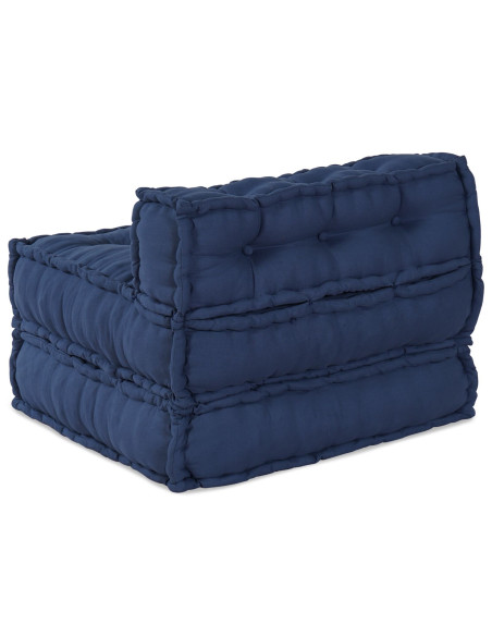 Pouffe Modulari  Indigo 70x70x54 in Tessuto