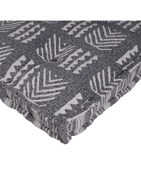 Cuscino per pallet  Grigio 120x80x12 cm in tessuto