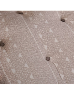 Divano modulare Marrone Chiaro 120 x 80 x 12 cm Tessuto