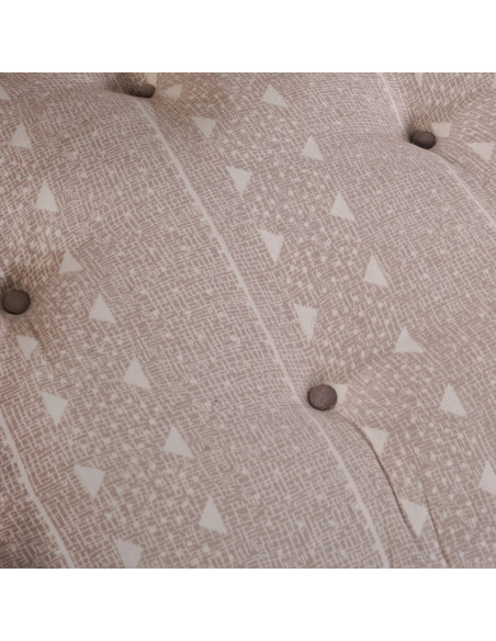 Divano modulare Marrone Chiaro 120 x 80 x 12 cm Tessuto