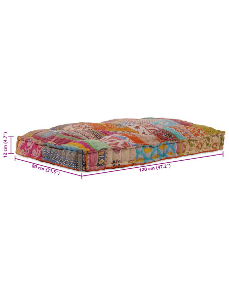 Cuscino per Divano a Pallet in Stoffa Patchwork