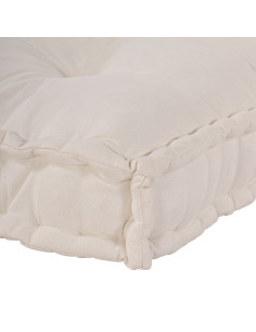 Divano modulare Crema 120 x 80 x 12 cm Tessuto