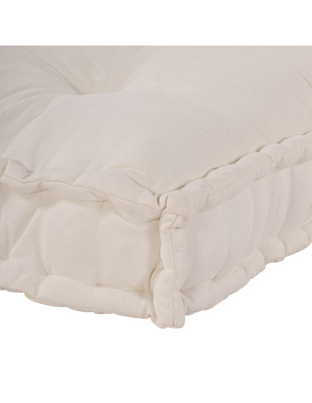 Divano modulare Crema 120 x 80 x 12 cm Tessuto