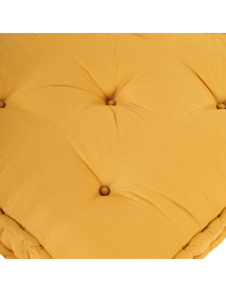 Cuscino per divano a pallet  in tessuto giallo