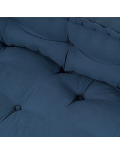 Divano modulare 2 pcs Indaco 120 x 80 x 38 cm Tessuto