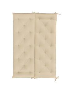 Cuscini Panca da Giardino 2pz Beige 150x50x7 cm Tessuto Oxford