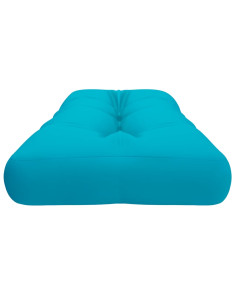 Cuscino per Pallet Turchese 120x40x12 cm Tessuto