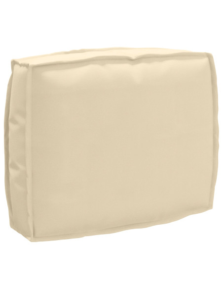 Cuscino da Esterno  Beige Cotone Medio Coperture Rimovibili