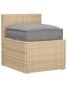 Cuscino Grigio 50 x 50 x 12 cm Tessuto Oxford