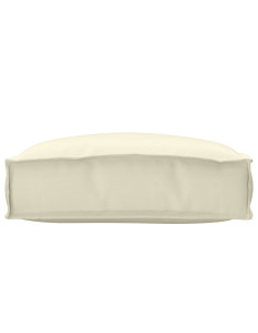 Cuscino Crema 50 x 50 x 12 cm Tessuto Oxford