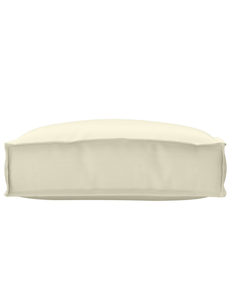 Cuscino Crema 50 x 50 x 12 cm Tessuto Oxford