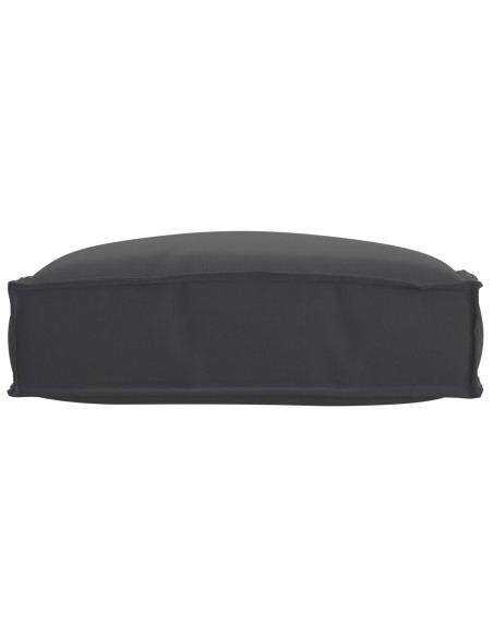 Cuscino Nero 50 x 50 x 12 cm Tessuto Oxford