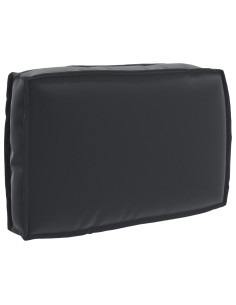 Cuscino Nero 60 x 40 x 12 cm Tessuto Oxford