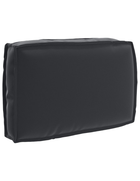 Cuscino Nero 60 x 40 x 12 cm Tessuto Oxford