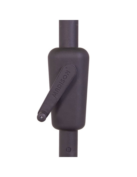 Madison Ombrellone Flores Luxe 300 cm Rotondo Ecru
