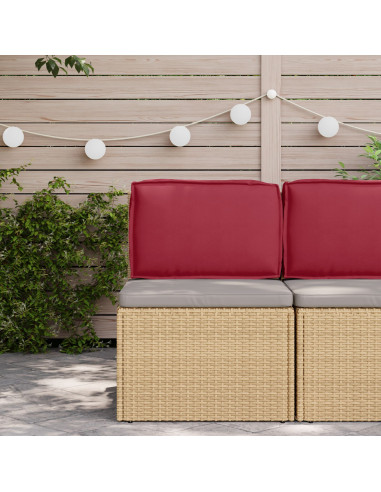 Cuscino Rosso Vino 60 x 40 x 12 cm Tessuto Oxford