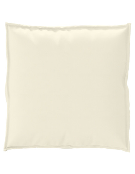 Cuscino per pallet  per seduta crema 70x70x12 cm in tessuto Oxford