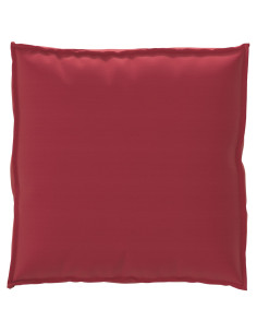 Cuscino Rosso Vino 70 x 70 x 12 cm Tessuto Oxford