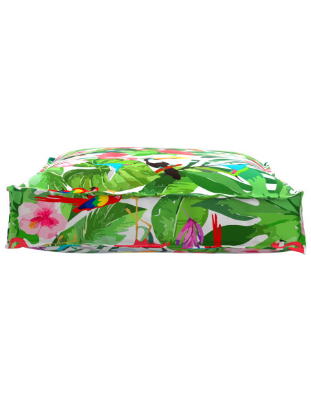 Cuscino per Panca  Giungla Tropicale 70x70x12 cm Tessuto Oxford