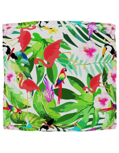 Cuscino Floreale Multicolore 80 x 80 x 12 cm Tessuto Oxford