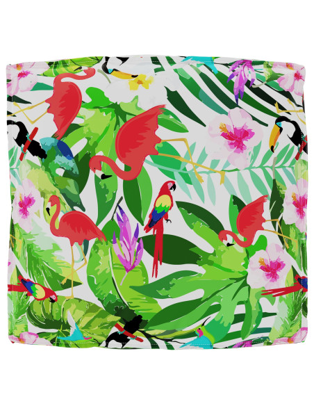 Cuscino Floreale Multicolore 80 x 80 x 12 cm Tessuto Oxford