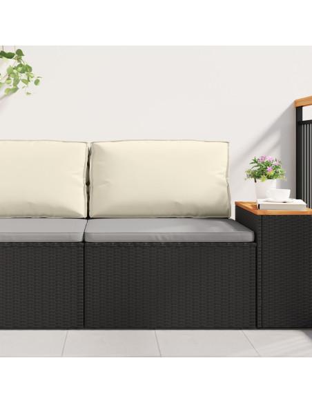 Cuscini  Panna Poliestere 80 x 12 x 40 cm Cuscino Rettangolare